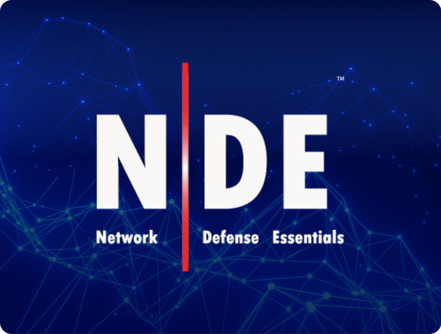 Network Defense Essentials (NDE) logo