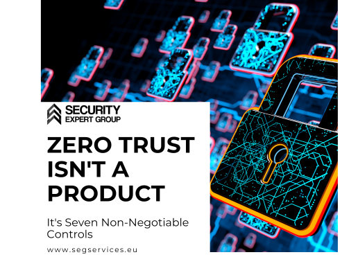 Zero Trust Isn't a Product. It's Seven Non-Negotiable Controls.